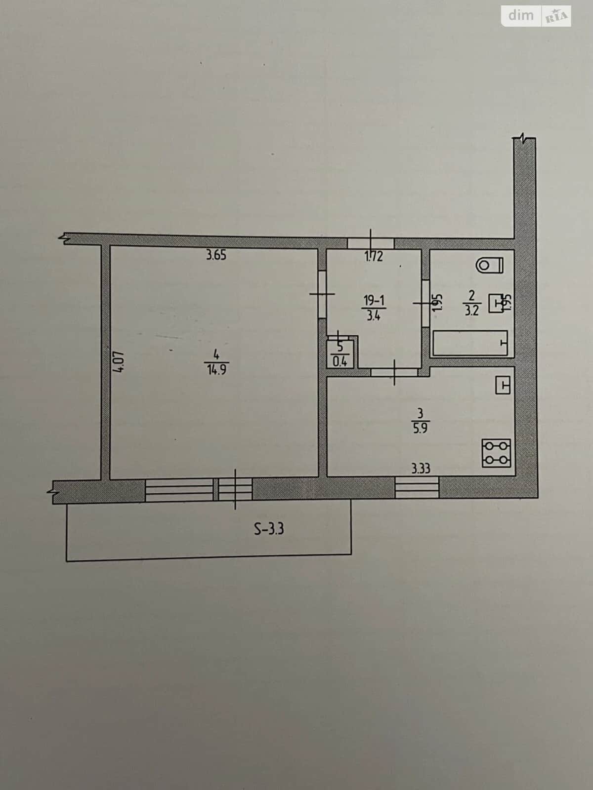 1-кімнатна квартира, Героїв Роменщини: опалення без світла, торг можливий - фото 1