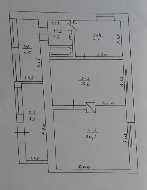 3-кімнатна квартира, Берегове: незакінчений ремонт, термальний басейн за 5 хв - фото 2