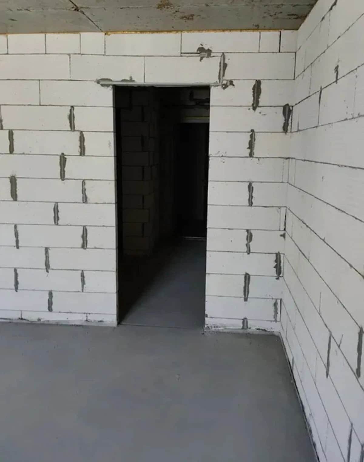 1-кімнатна квартира, Північний: чорнова штукатурка - фото 2