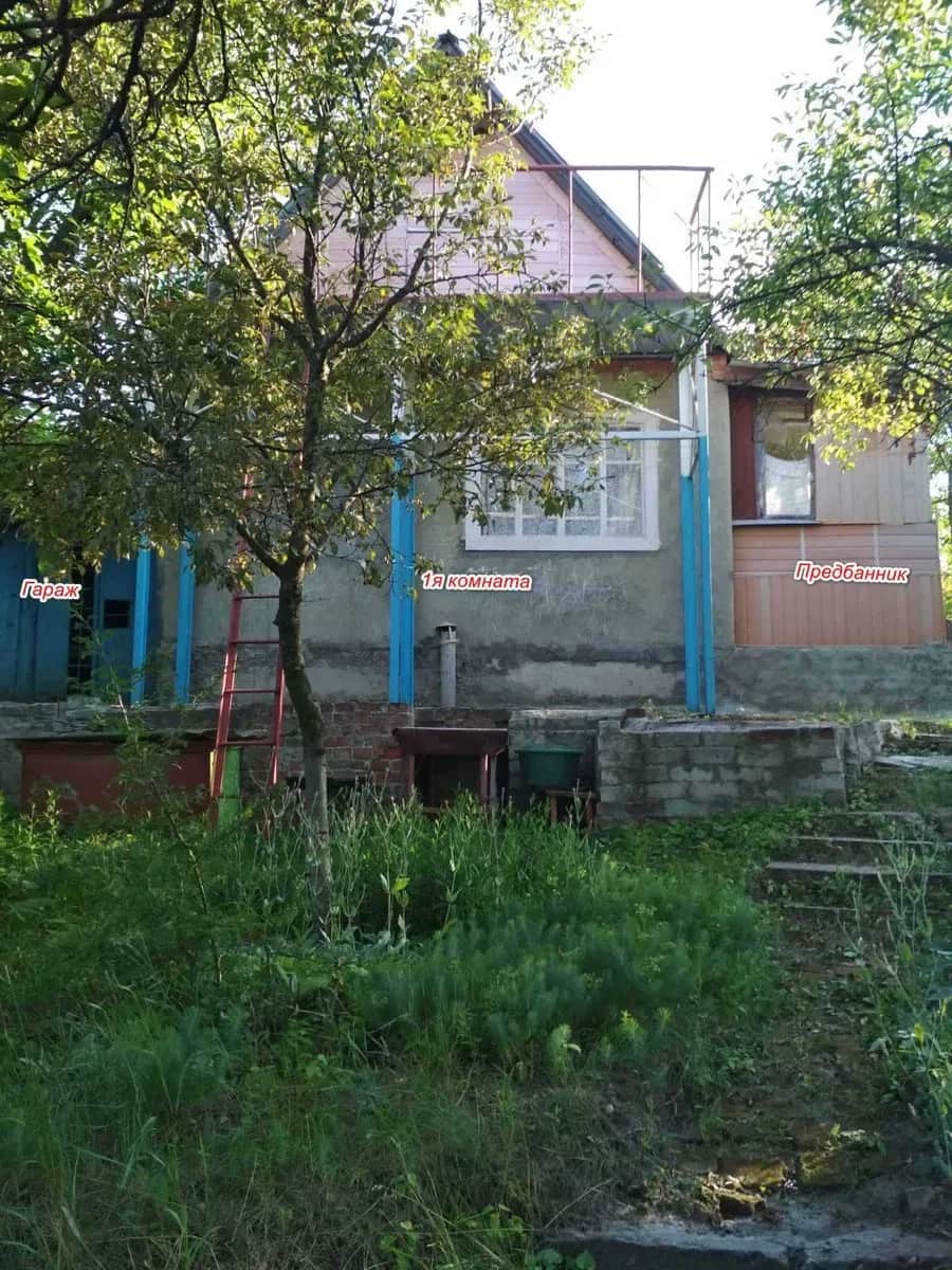 Ділянка 0.10 соток, Шостакове: літній будинок, гараж - фото 1