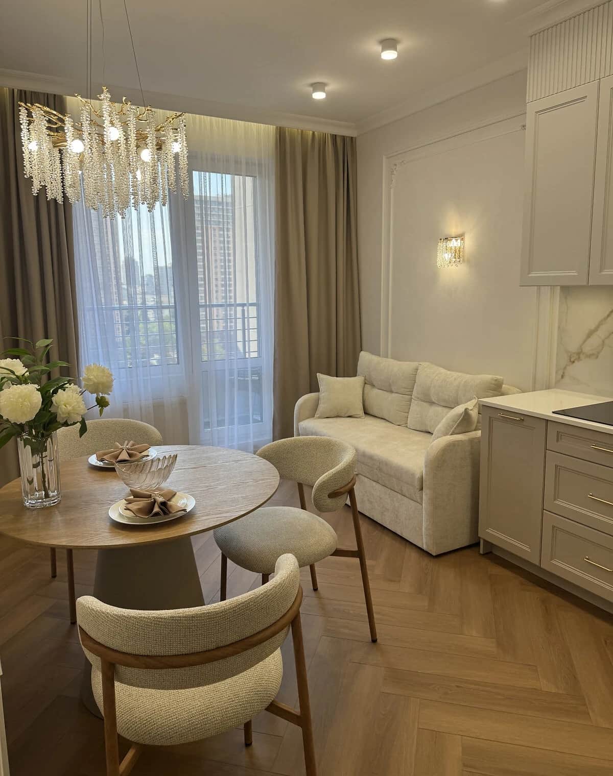 2-кімнатна квартира, Аркадія: кухня-студія, дизайнерський ремонт - фото 2