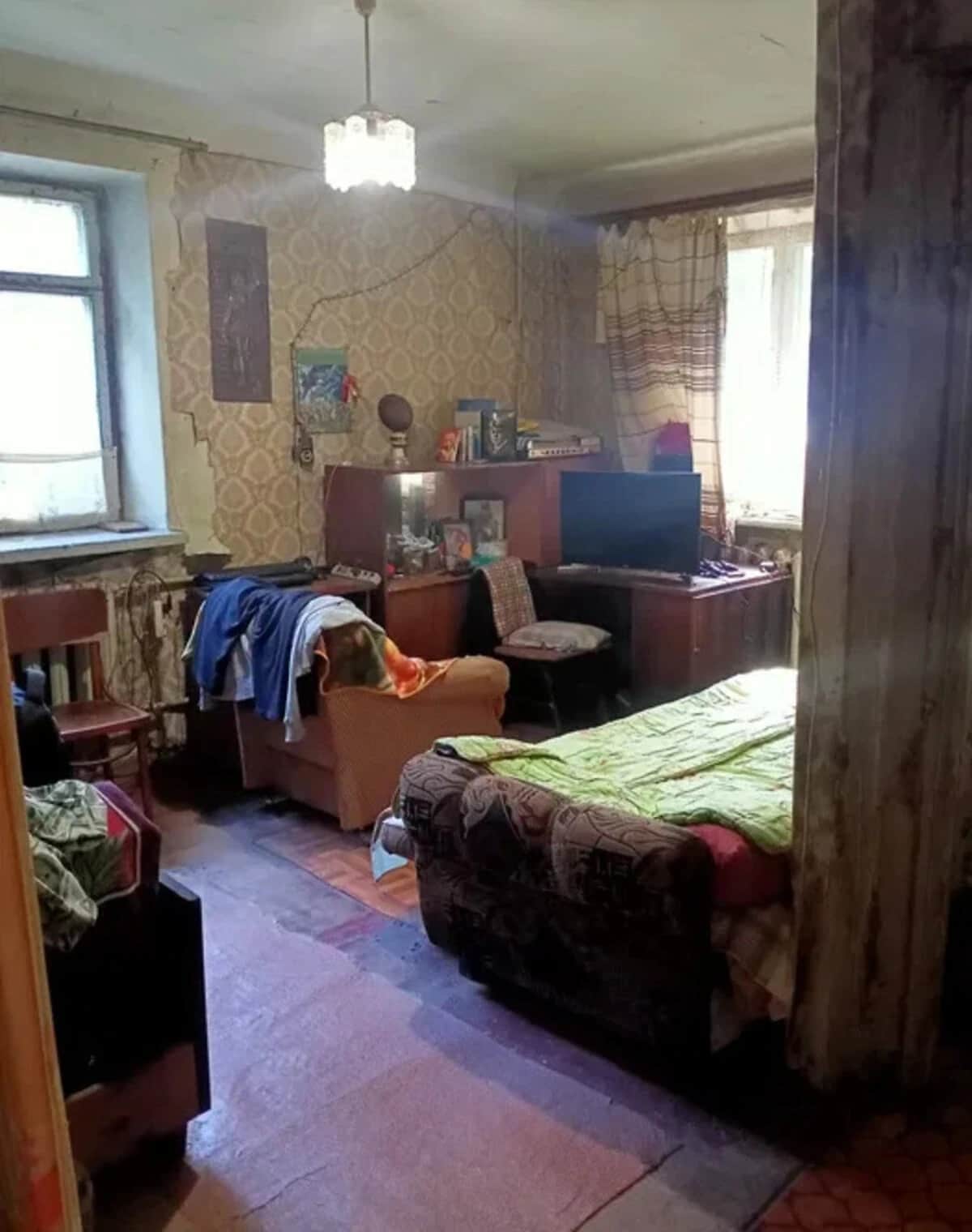 1-кімнатна квартира, Нові Дома: метро Армійська, цегляні стіни - фото 1