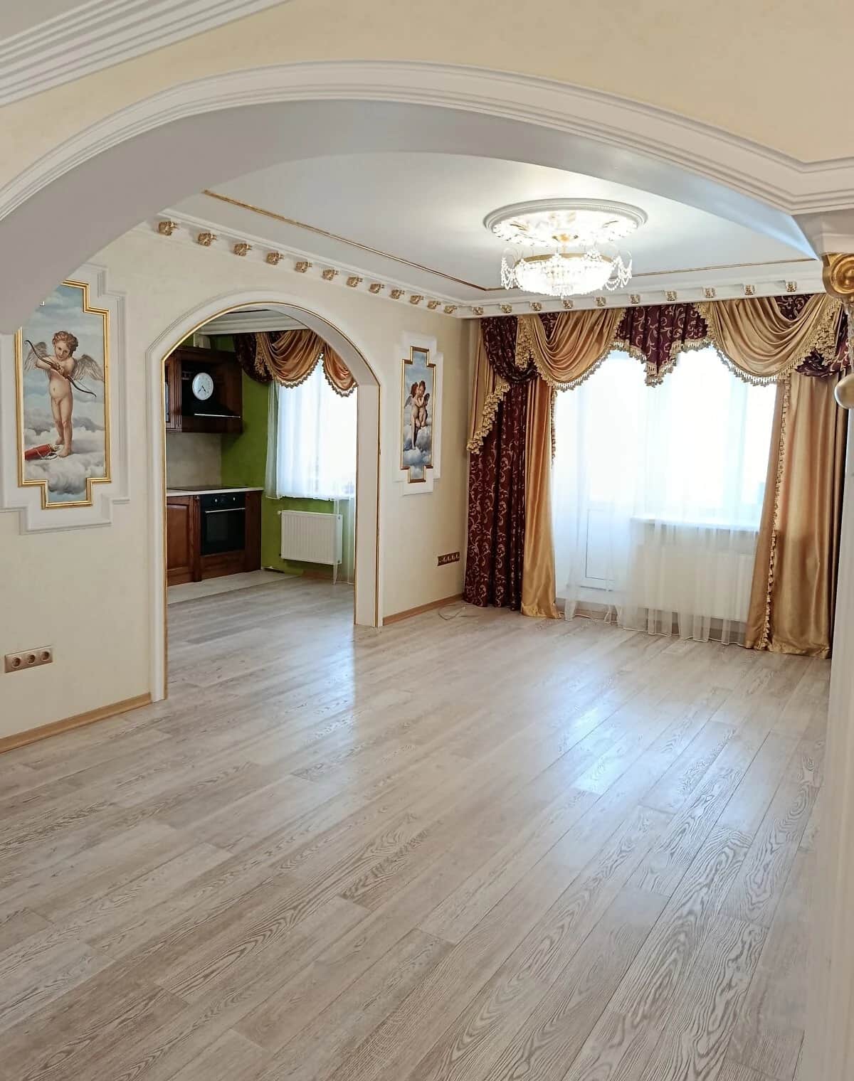 3-кімнатна квартира, Бровари: дизайнерський ремонт, кухня-студія - фото 2