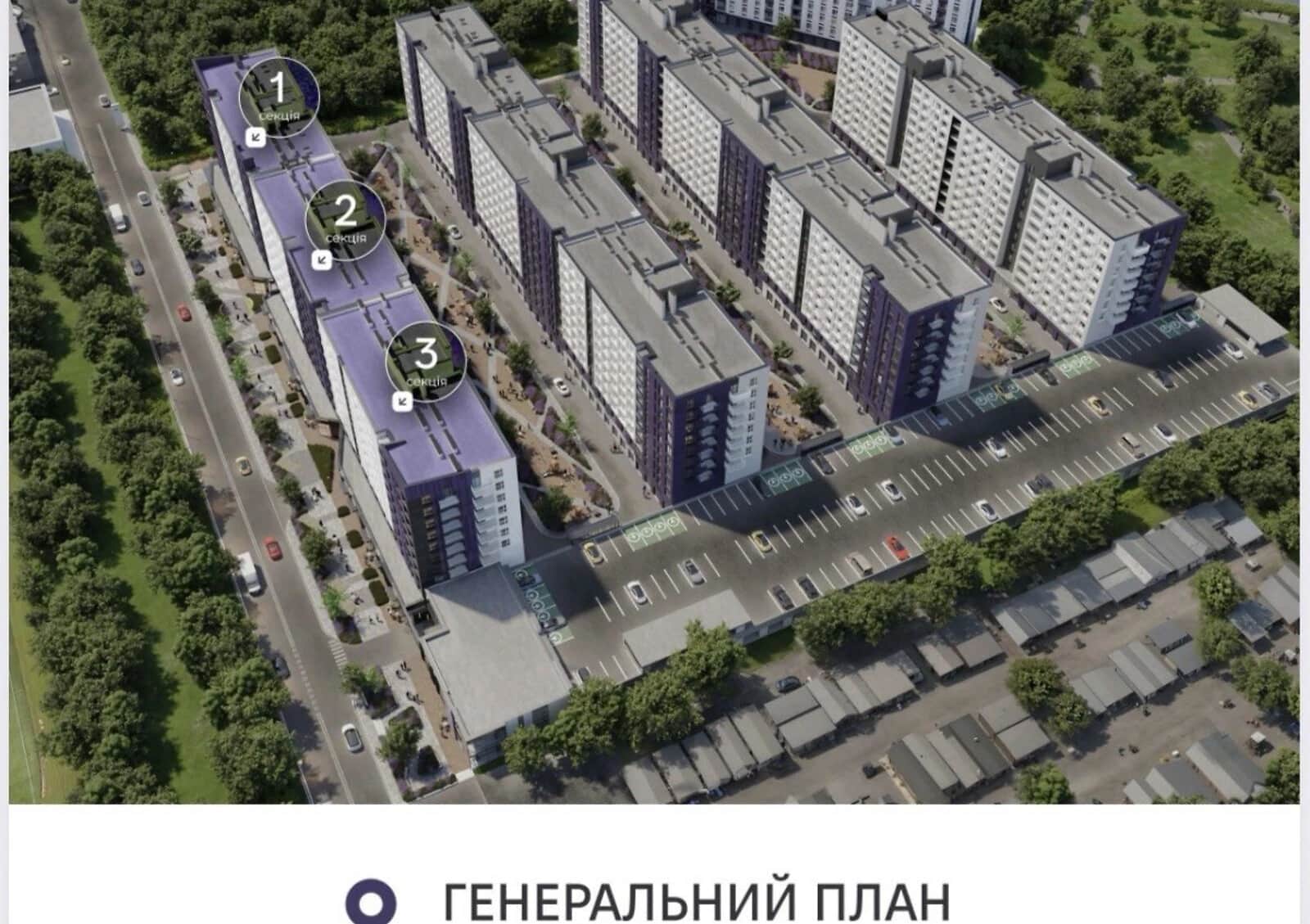 Приміщення, Замостянський: фасадне, новобудова, відкрита стоянка - фото 2