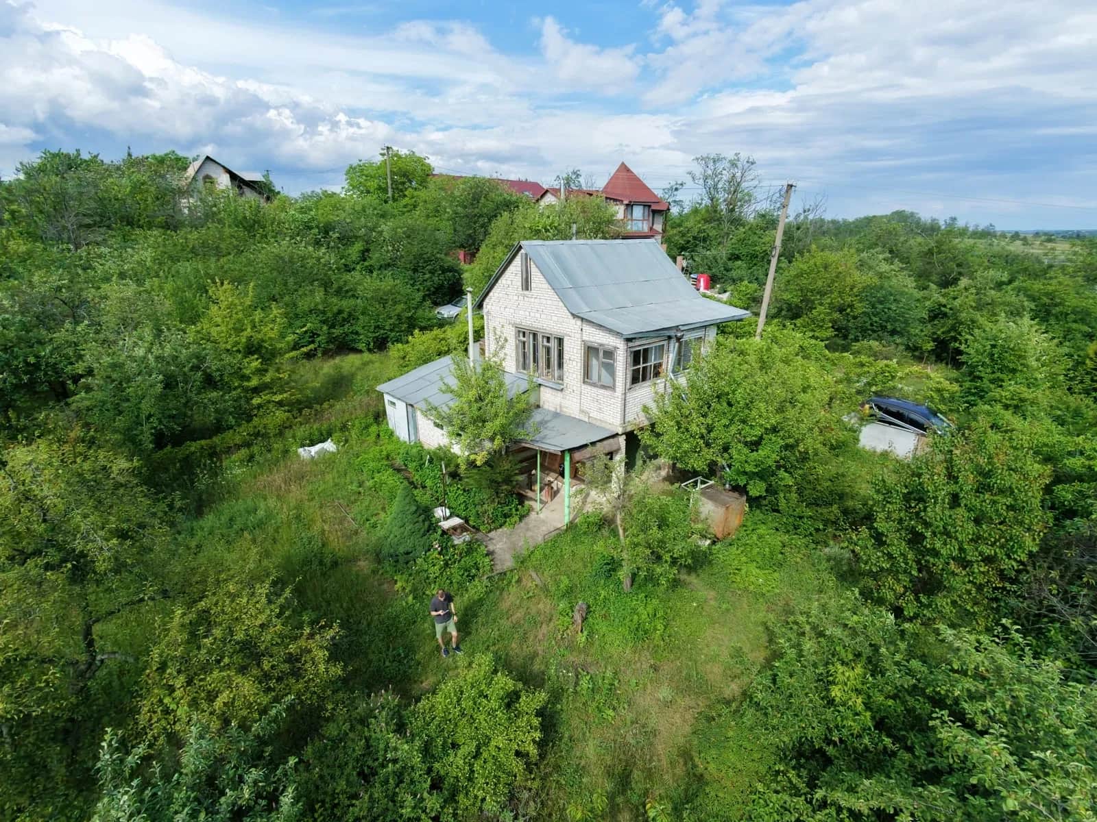 Дача, Дерев'яна: гараж, баня на 4 місця, вода завжди - фото 1