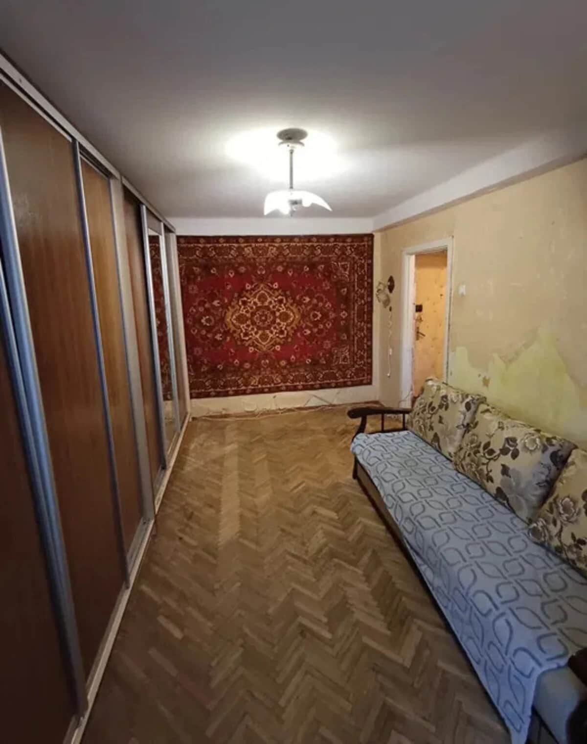 1-кімнатна квартира, Нивки: панельний будинок, внутрішній двір - фото 1