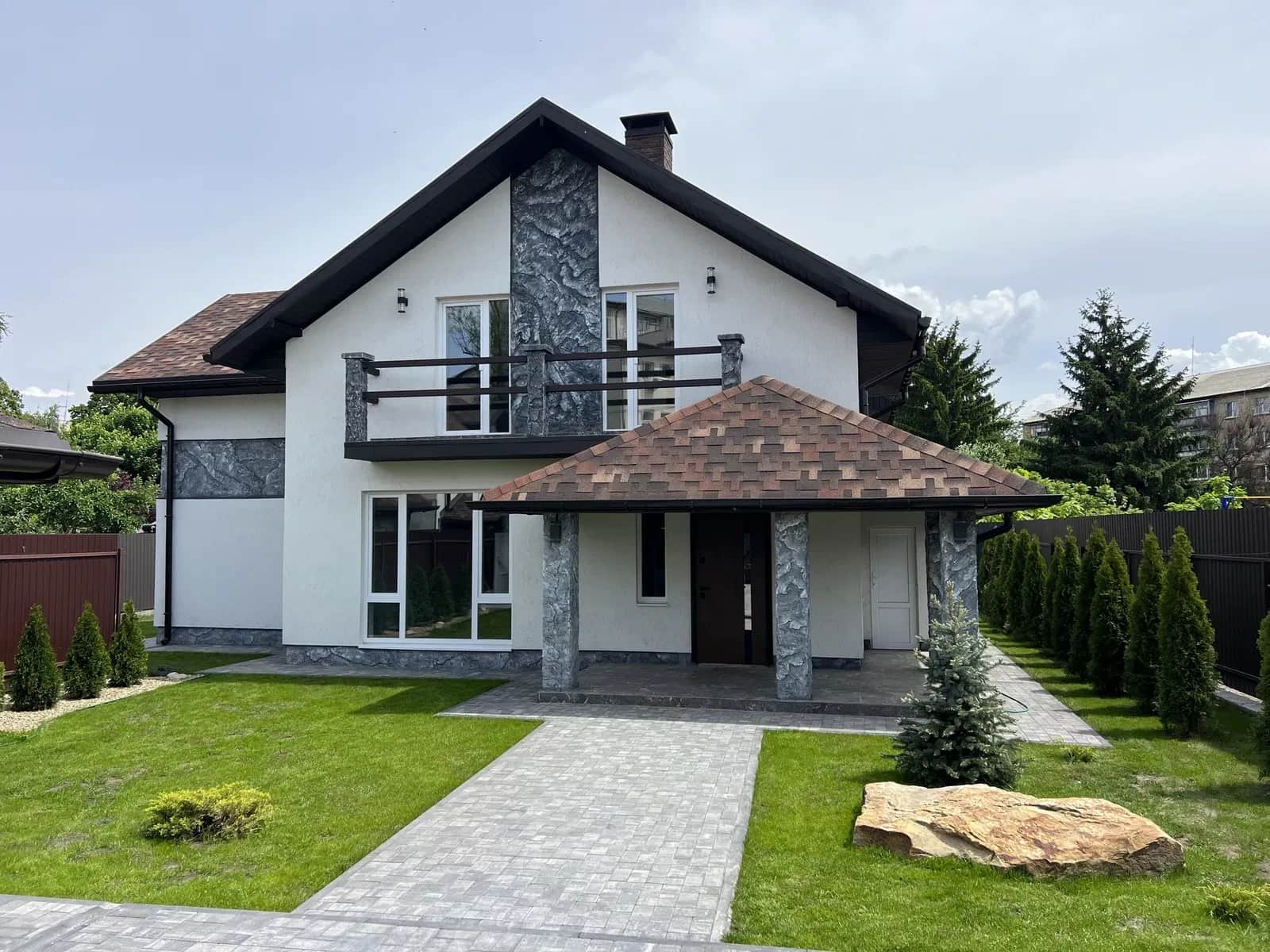 Будинок, Бориспіль: навіс на два авто, до Київського шляху 50 м - фото 1