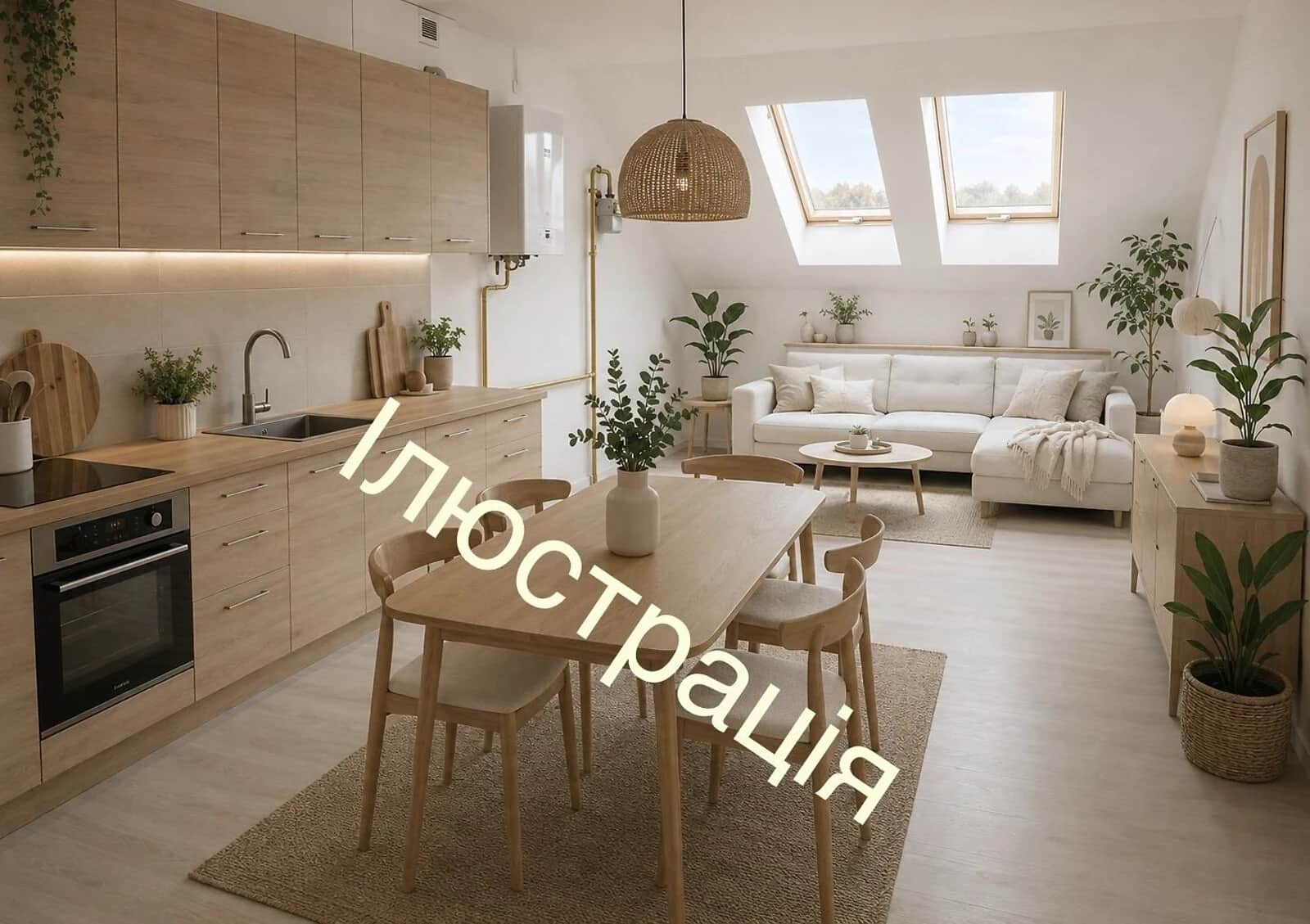 2-кімнатна квартира, Боздош: індивідуальне газове, 2 санвузли - фото 1
