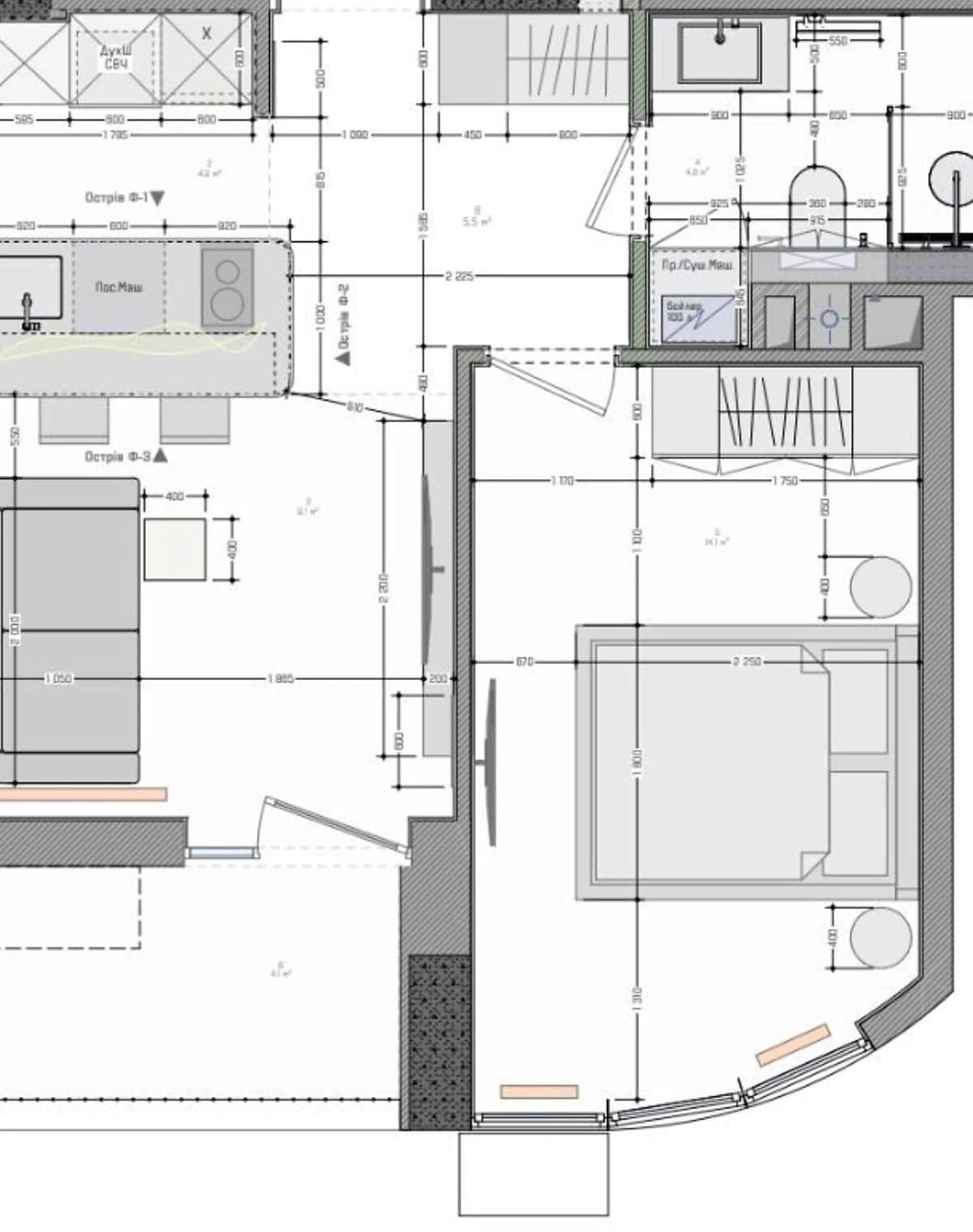 1-кімнатна квартира, Теремки-1: дизайнерський ремонт, тераса - фото 2