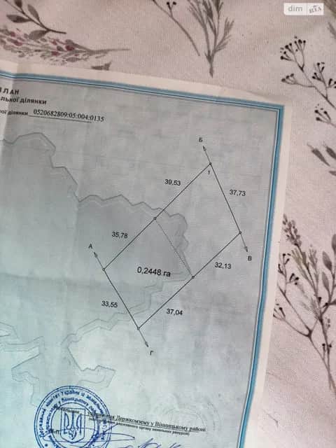 Ділянка 24.48 сотки, Тютьки: під житлову забудову, город і сад - фото 1
