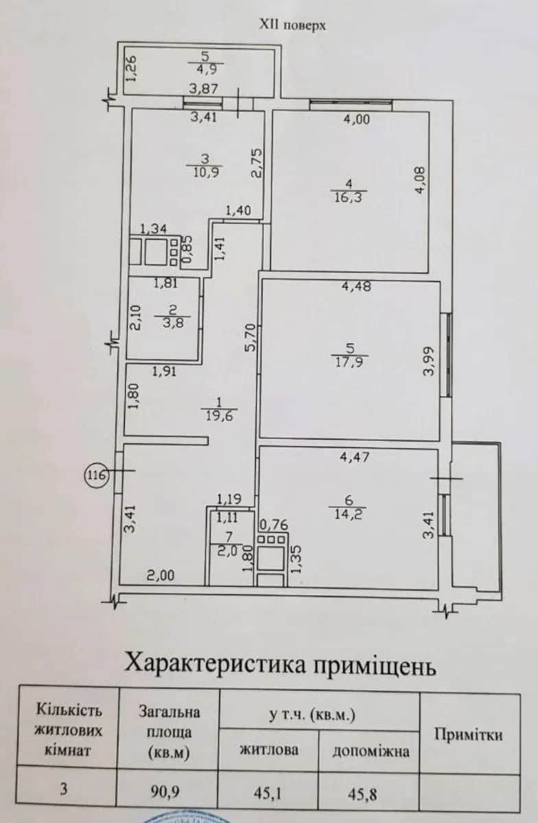 3-кімнатна квартира у ЖК Апельсин: після будівельників, власна котельня - фото 2