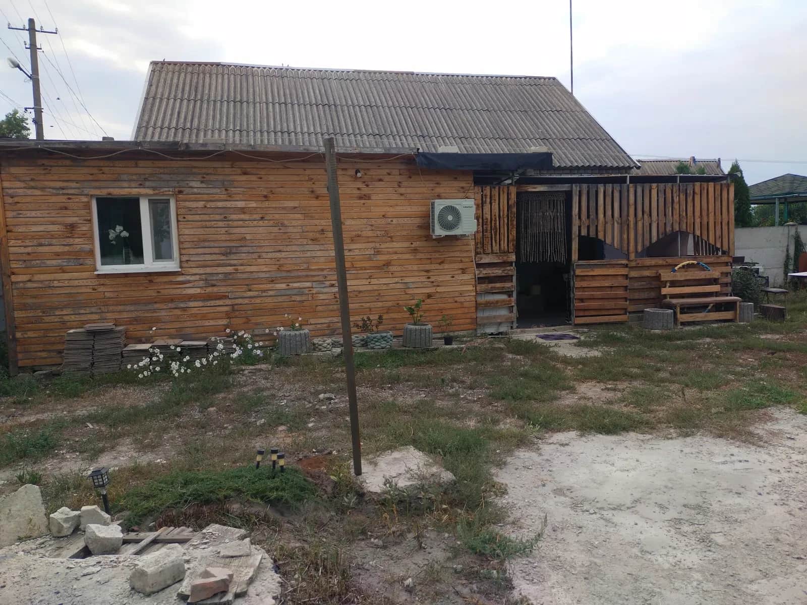 Ділянка 10 соток, Павлоград: мобільний будинок, свердловина, електрика - фото 1