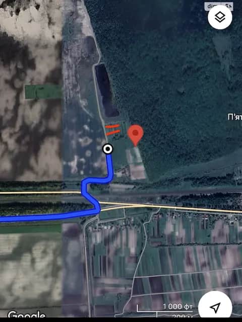 Ділянка 34.4 сотки, Дерно: сад, фундамент, чорнозем - фото 2