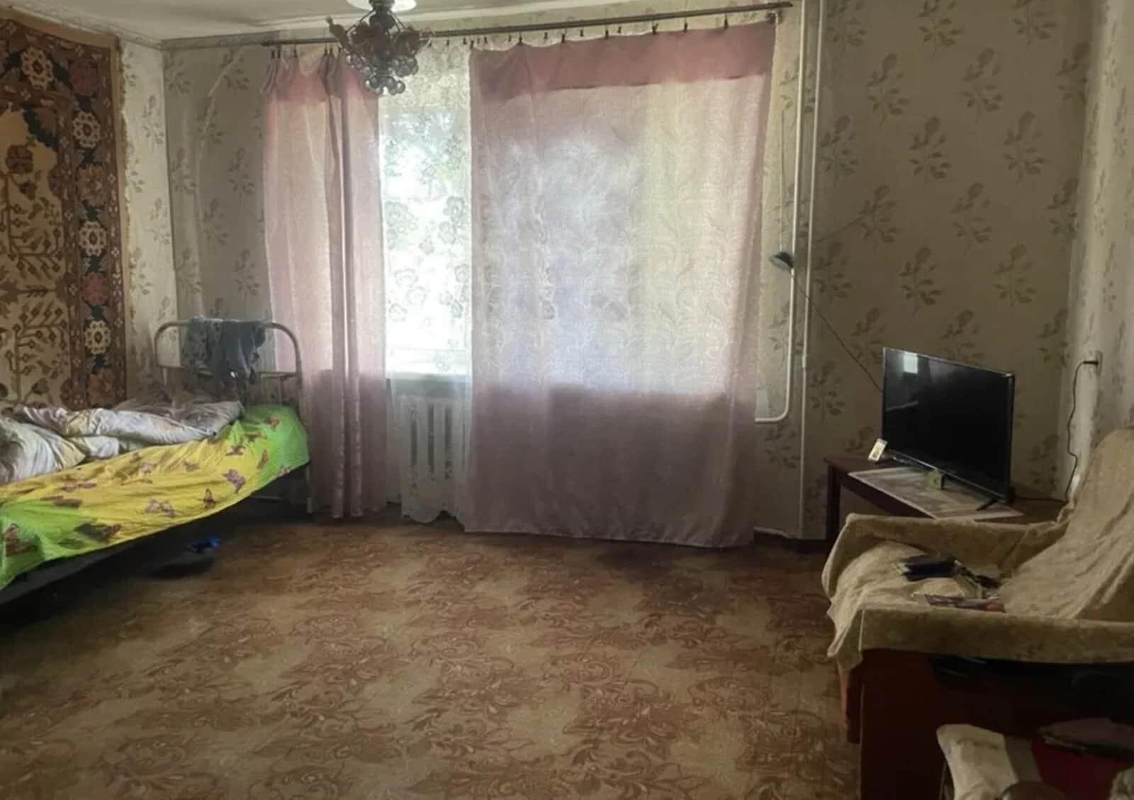 1-кімнатна квартира, Бахчисарайська: без оздоблювальних робіт, балкон - фото 2