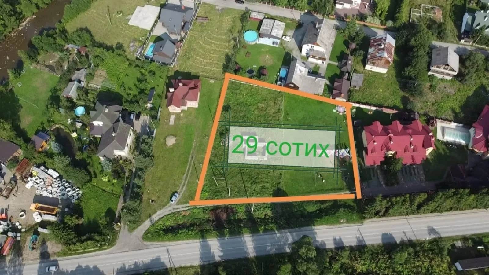 Ділянка 29 соток, Славське: під будівництво, готовий фундамент - фото 2