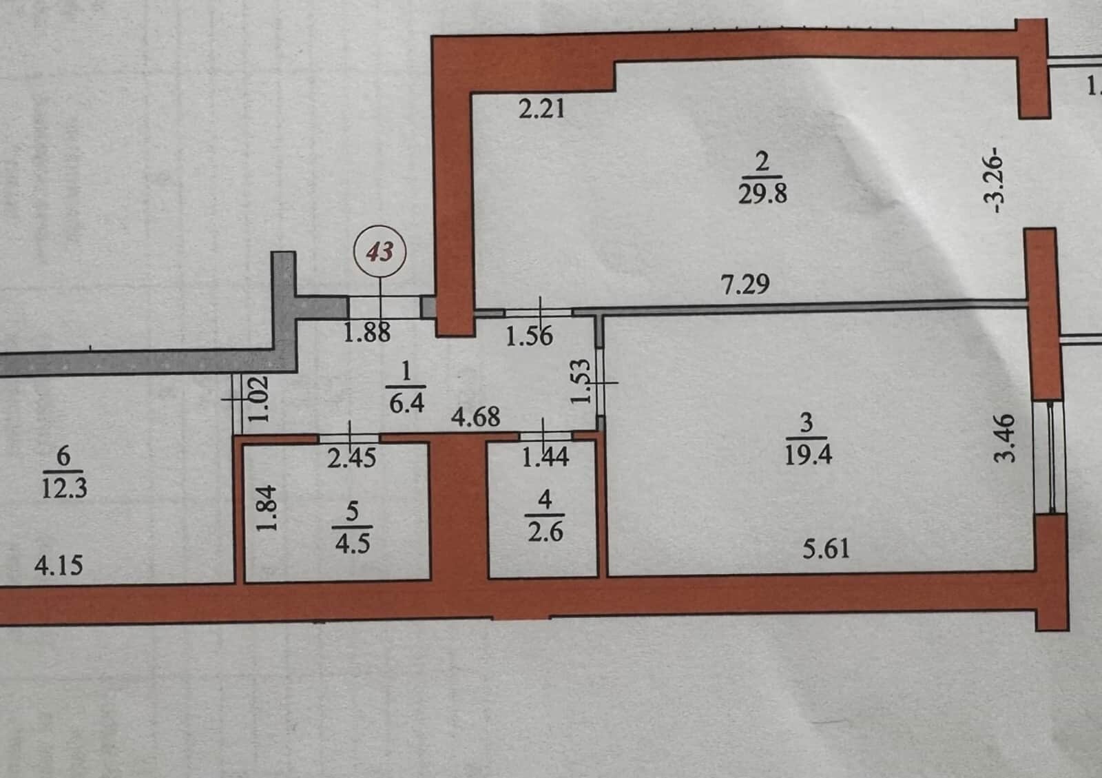 2-кімнатна квартира, Центр: кухня-студія, можлива розстрочка - фото 2