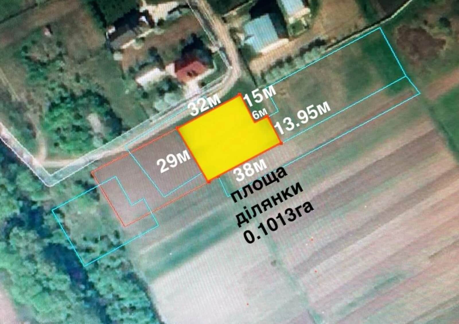 Ділянка 10.13 сотки, Великий Олексин: під житлову забудову, чорнозем - фото 1