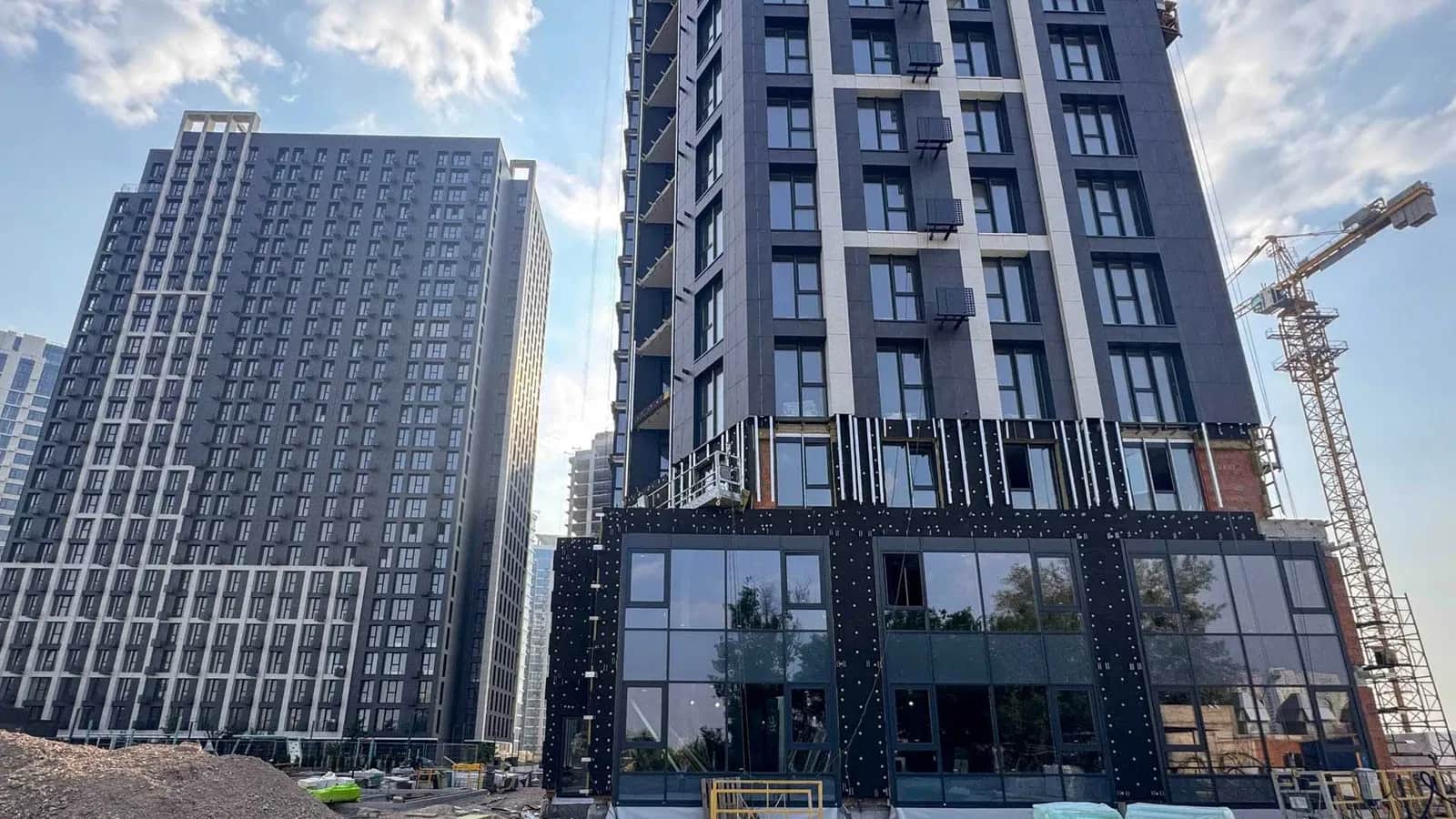 Євро-2 у ЖК Nordica Residence: кухня-вітальня 30 м², 2 санвузли - фото 1