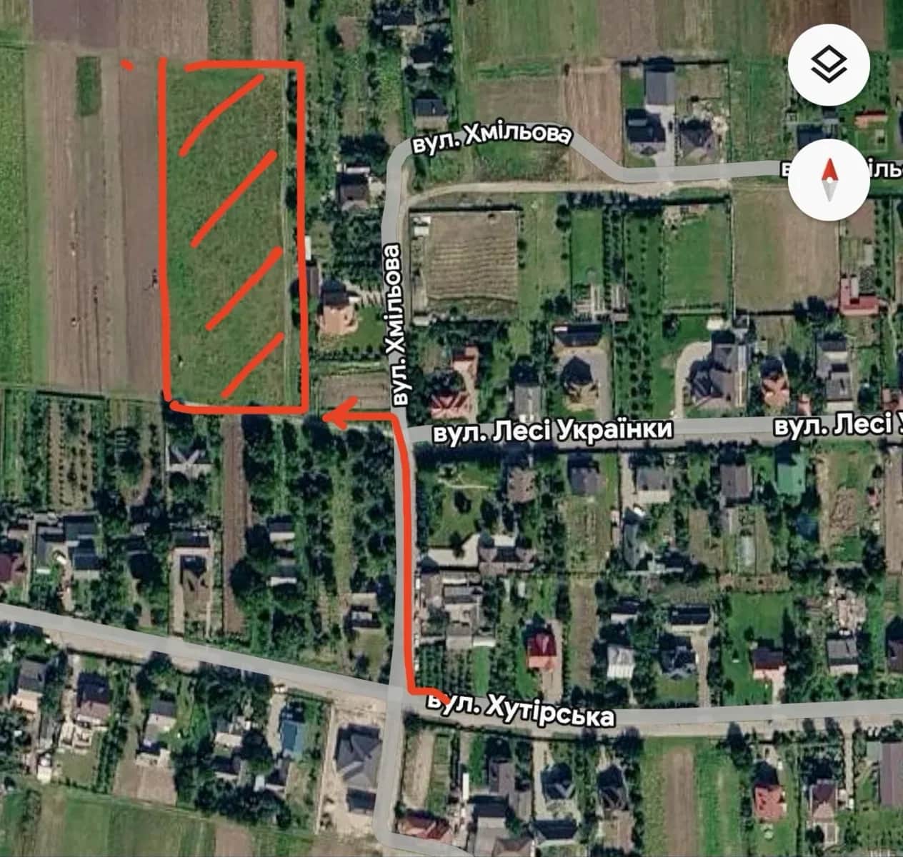 Ділянка 104 соток, Милуші: під котеджне містечко, траса за 600 м - фото 2