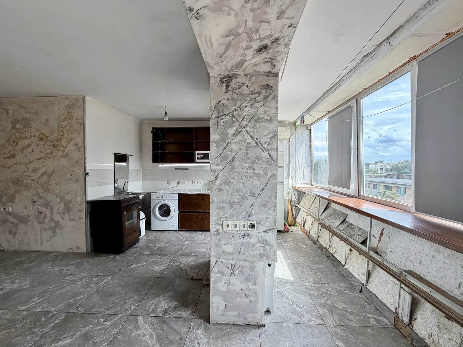 1-кімнатна квартира, Титова: євроремонт, балкон збільшено на 60 см - фото 2