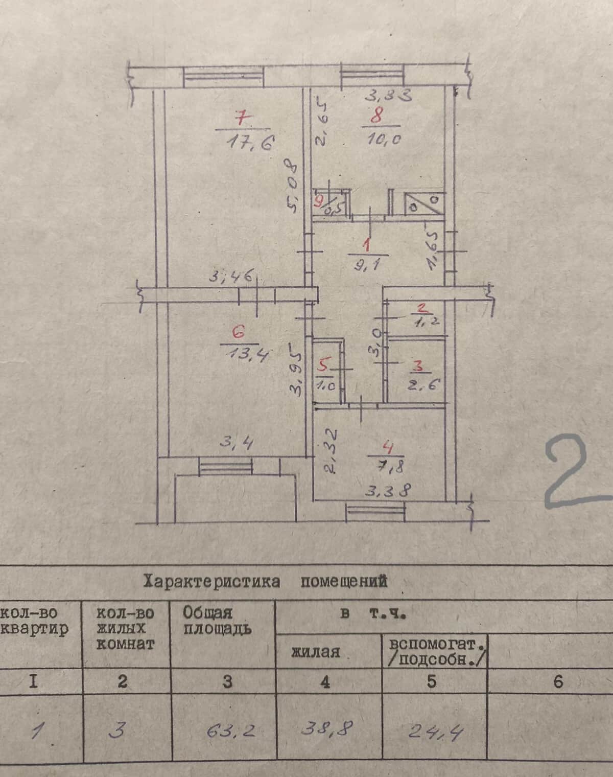 3-кімнатна квартира, Добровеличківка: укриття, торг можливий - фото 2