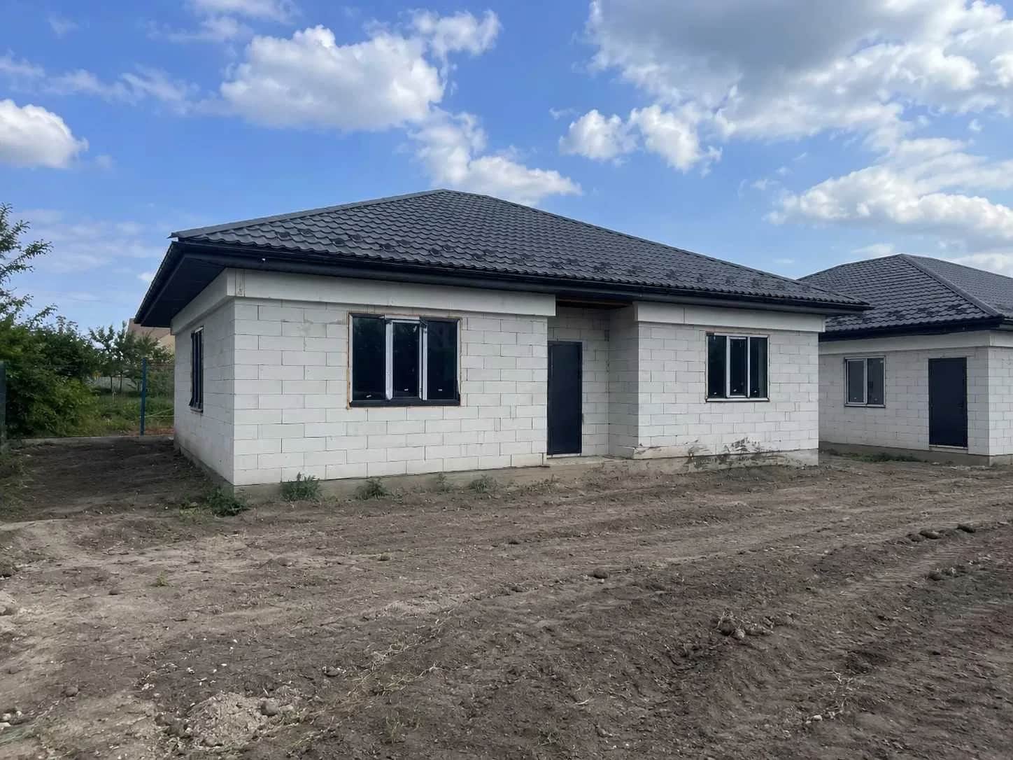 Будинок, Бориспіль: коробка з газоблоку, тераса, 13 кВт - фото 1