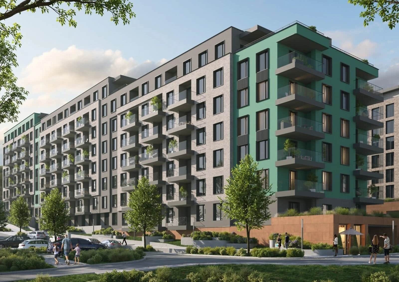 2-кімнатна квартира, БАМ: новобудова, підземний паркінг, здача в 2028 - фото 1