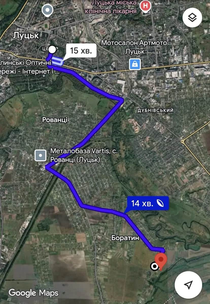 Ділянка 30 соток, Боратин: під будівництво, біля річки Стир, торг - фото 1