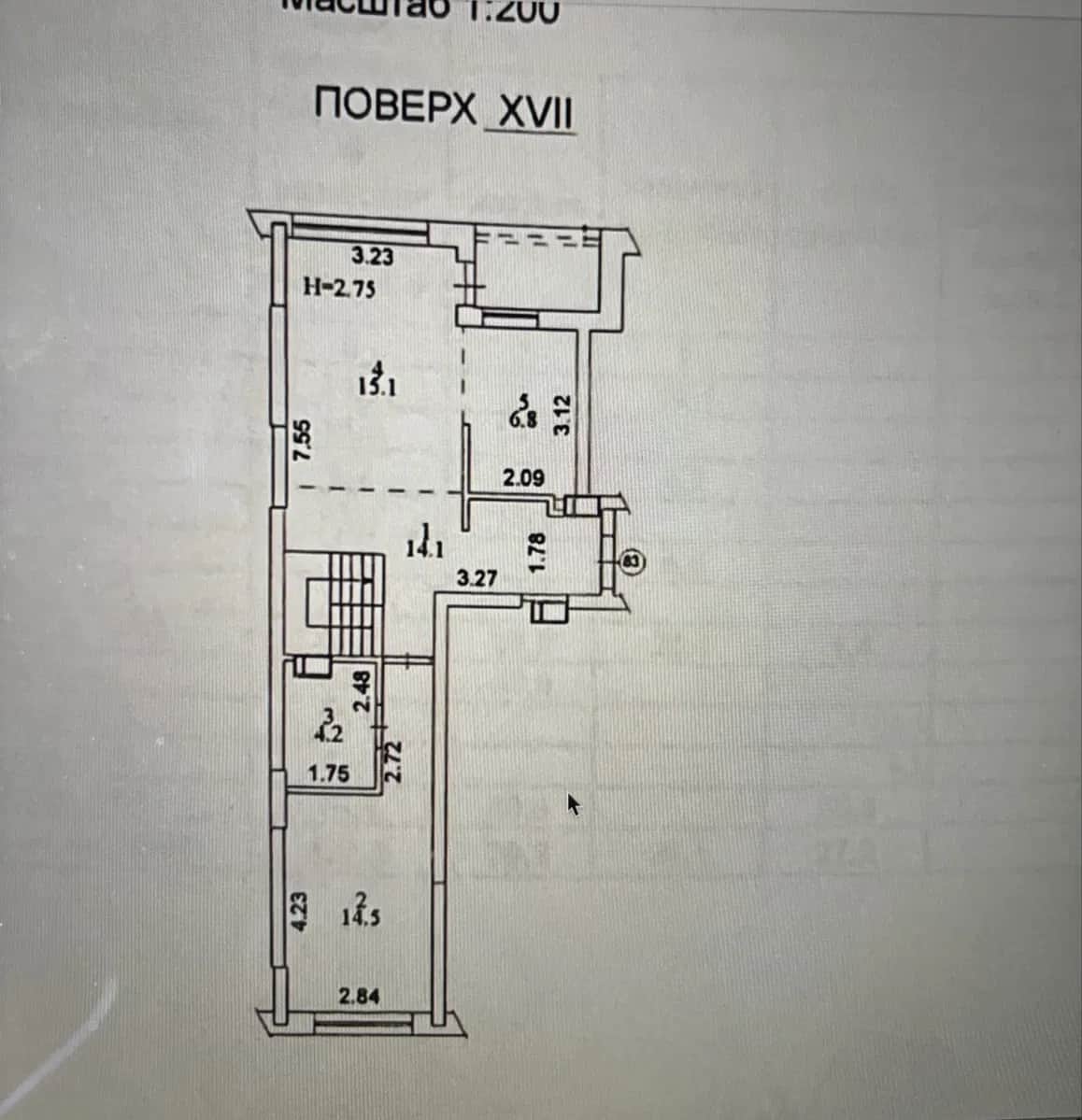 Пентхаус у ЖК San Francisco Creative House: під офіс, тераса - фото 1