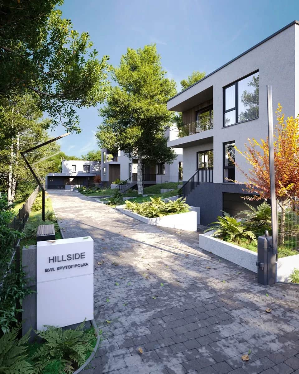 Будинок, Ближня Роша: КМ «Hillside», цоколь 70 м², гараж - фото 1