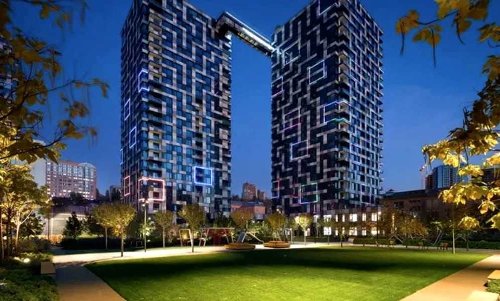 1-кімнатна квартира у ЖК Tetris Hall: окрема спальня, краєвиди - фото 1