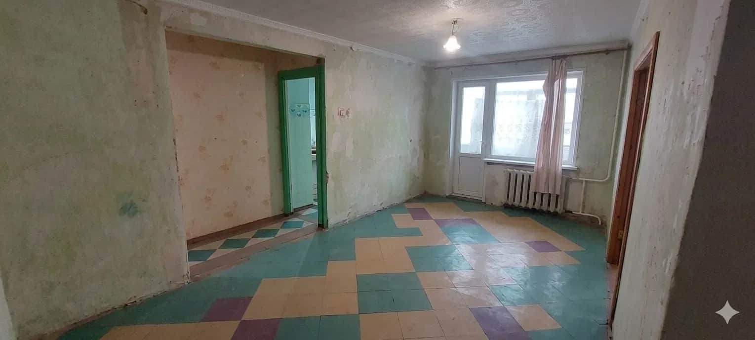 3-кімнатна квартира, Широка Дача: під ремонт, газова колонка - фото 1