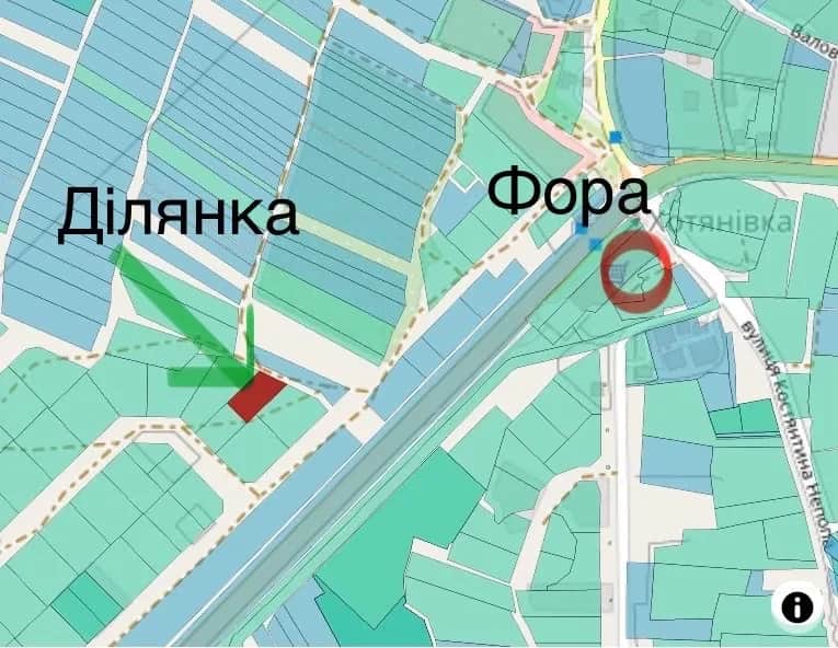 Ділянка 8 соток, Хотянівка: під будівництво будинку, можна підключити електрику - фото 2