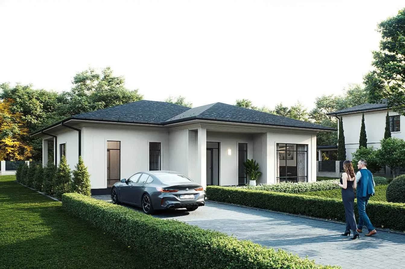 Котедж у ЖК Срібна Алея: тераса 18 м², газ, єОселя - фото 1