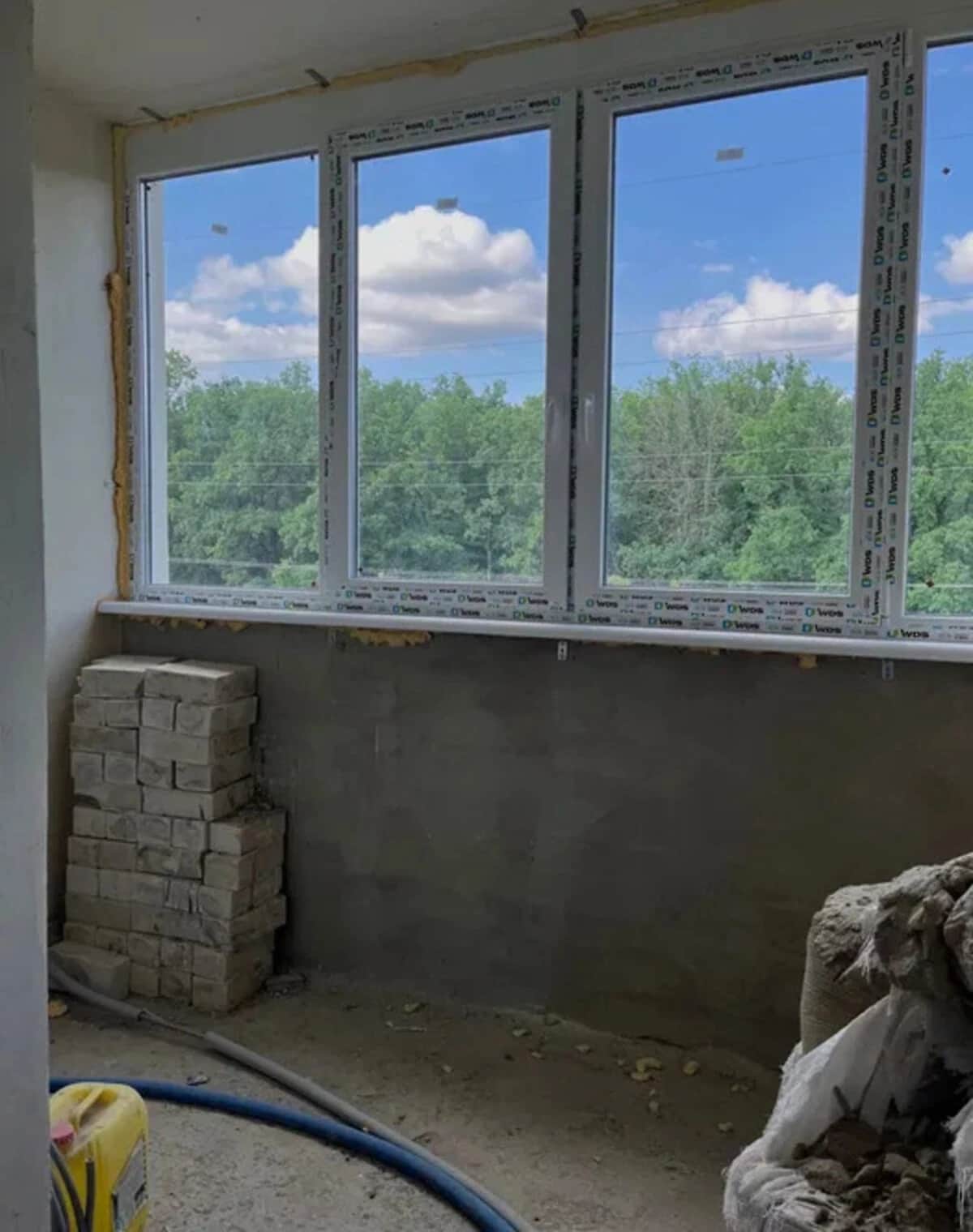 1-кімнатна квартира, Олексїївка: будинок 2021 року, балкон - фото 2