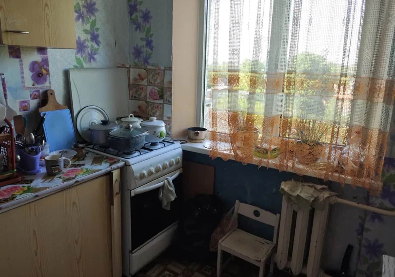 3-кімнатна квартира, Київський: без оздоблення, внутрішній двір - фото 1