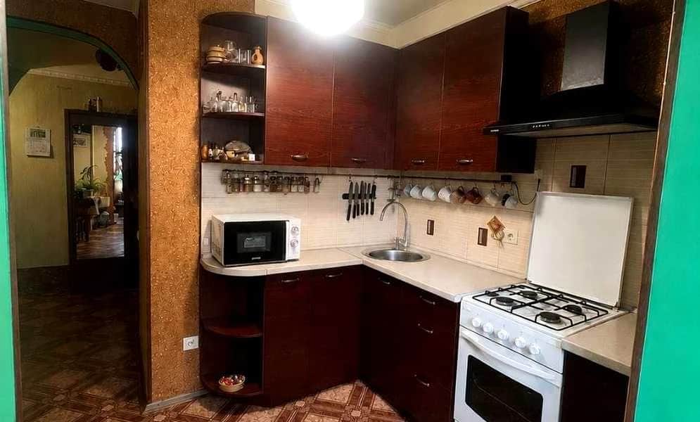 1-кімнатна квартира, Оболонський: газ, вікна у дворі, засклений балкон - фото 1
