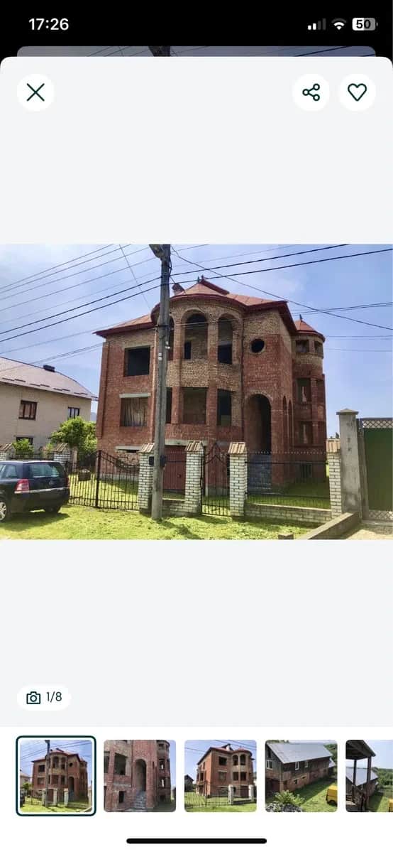 Будинок, Лисовичі: два будинки, краєвид на Карпати - фото 1