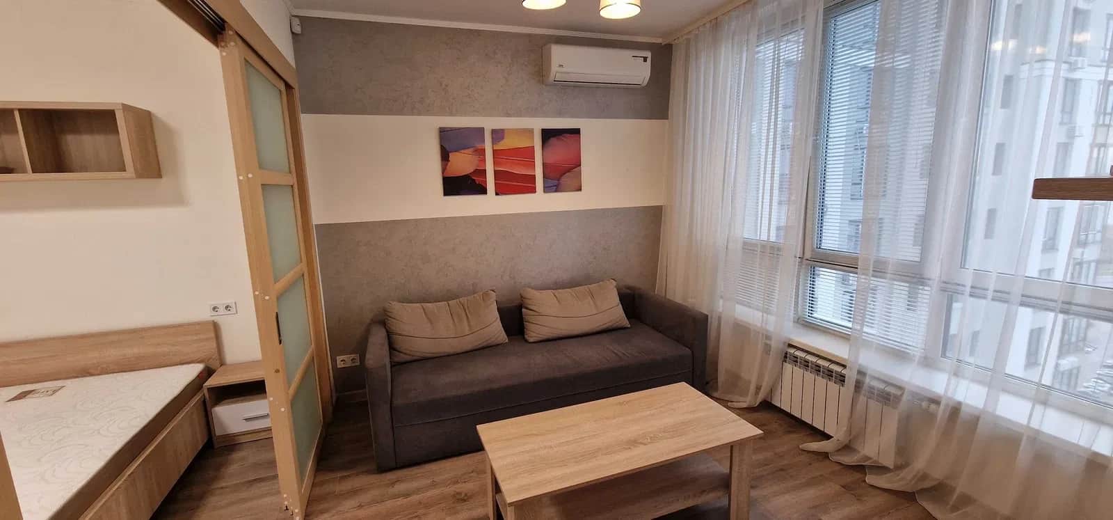 1-кімнатна квартира, Дарницький: метро Вирлиця 300 м, генератор - фото 1