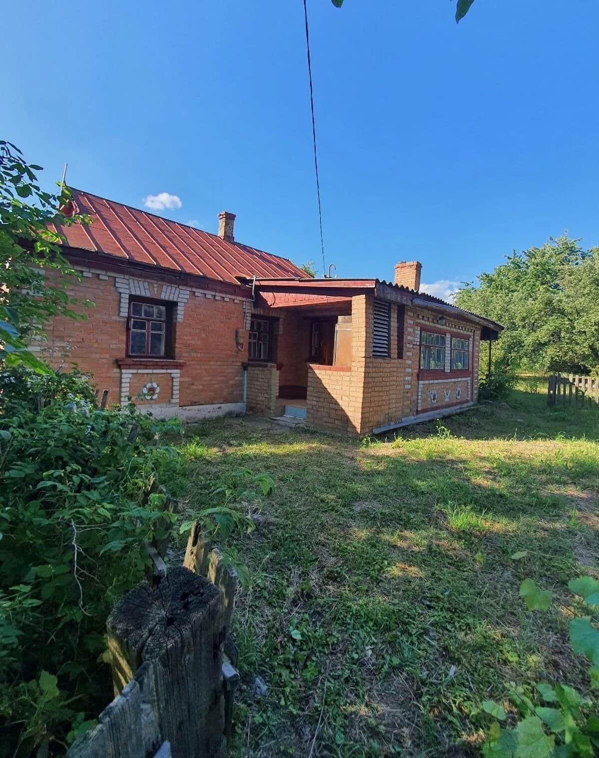Ділянка 44.98 соток, Лука-Мелешківська: сад і будинок, криниця - фото 1