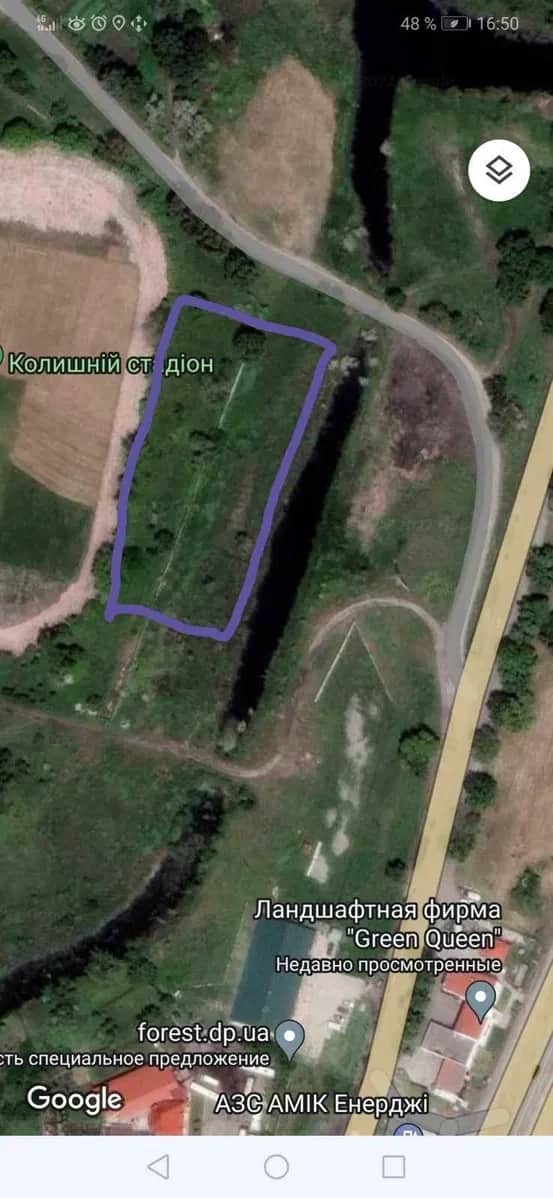 Ділянка 20 соток, Підгородне: берег каналу, 50 м до траси, під забудову - фото 2