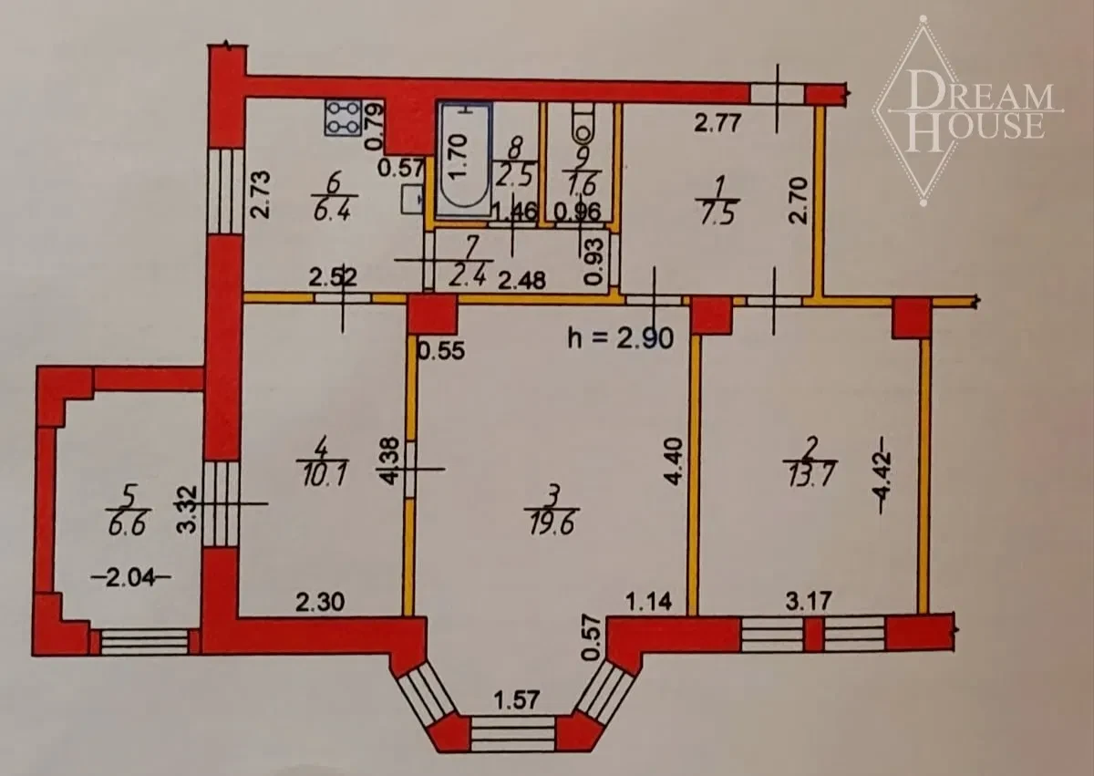 3-кімнатна квартира, Нововолинськ: 6 вікон на дорогу, для бізнесу - фото 2