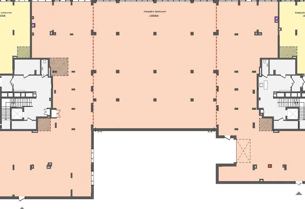 Приміщення у ЖК City House: фасадне, 250 кВт, нульовий цикл - фото 4