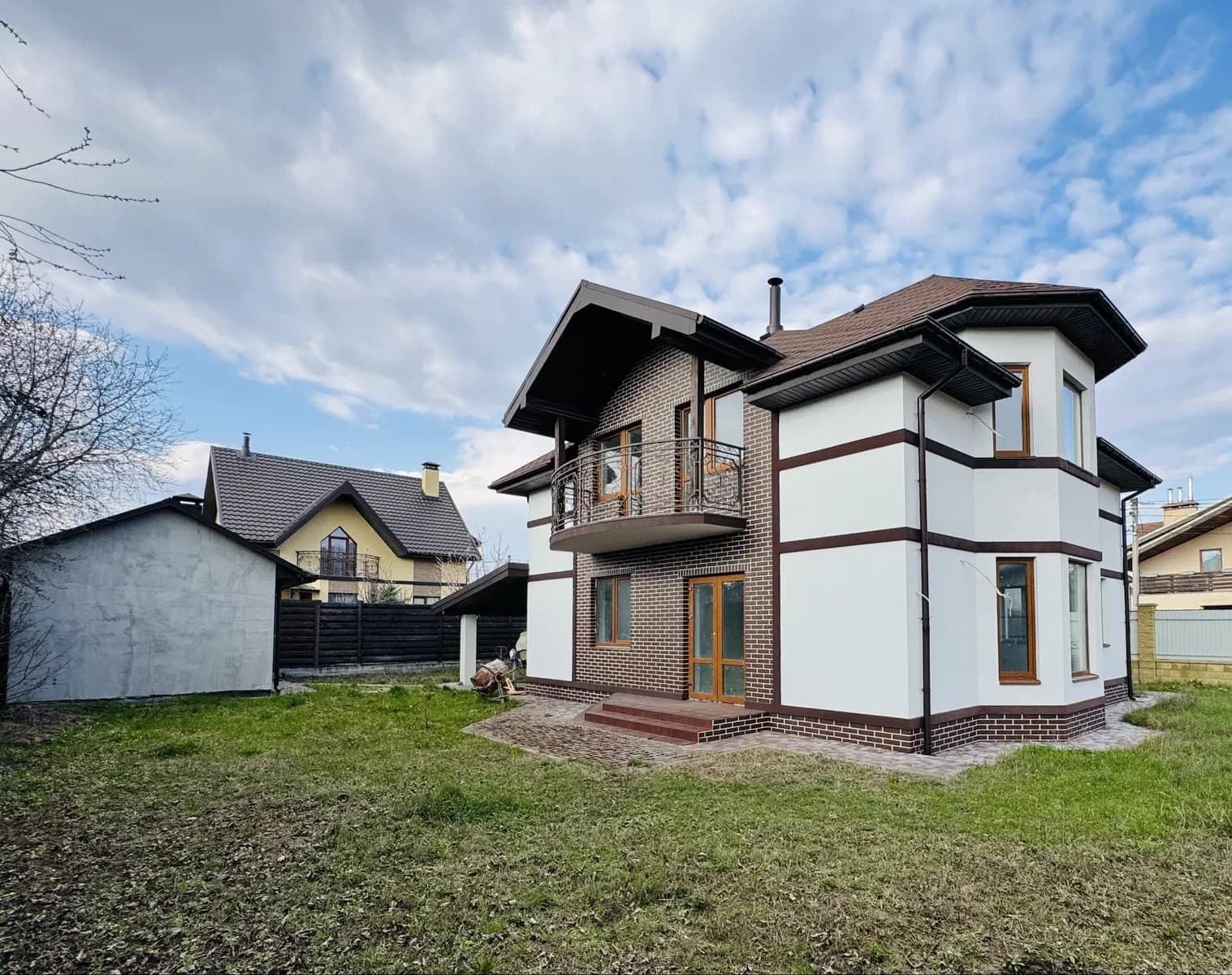 Будинок, Крюківщина: газове опалення, камін, навіс на 2 авто - фото 1