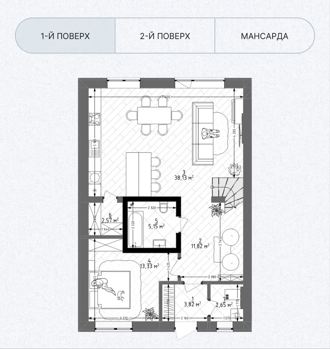 Котедж у ЖК LAGOM: безпечна кімната, навіс для двох авто - фото 3