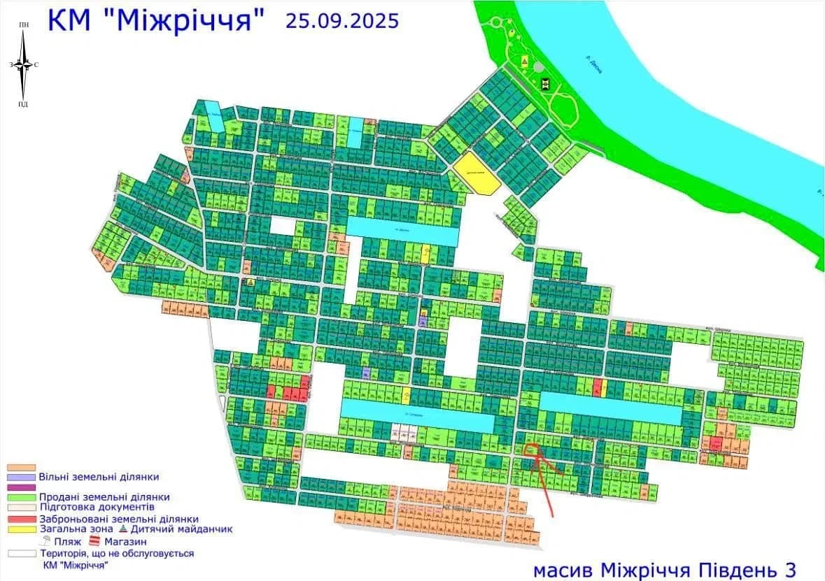 Ділянка 12 соток, Осещина: «Міжріччя», до 10 км від Києва - фото 1