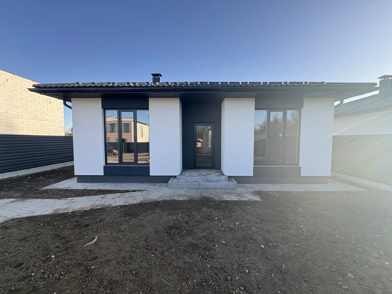 Будинок, Білогородка: готова коробка, кухня-студія, тераса - фото 2