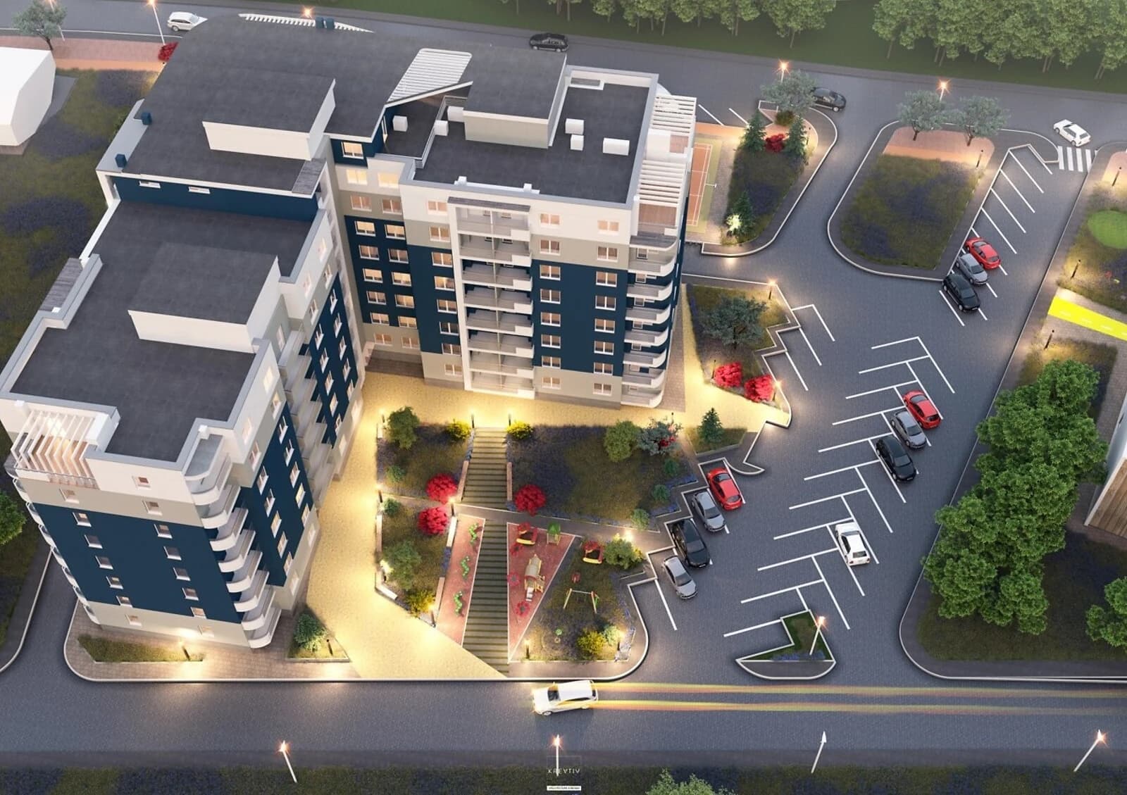 1-кімнатна квартира, Мостиська: кухня-студія, здача в 2026 - фото 2