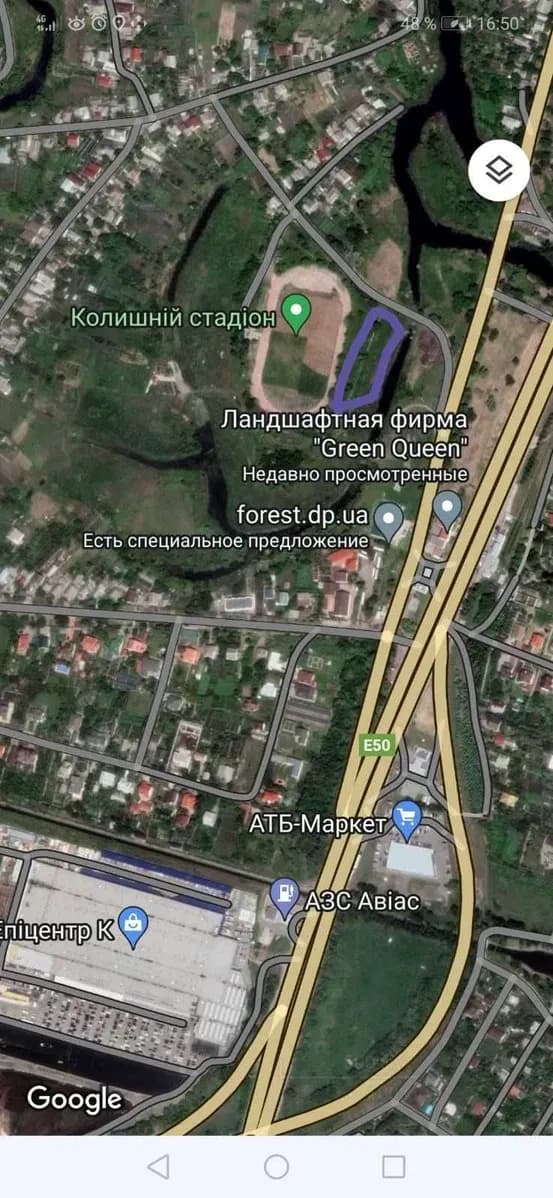 Ділянка 20 соток, Підгородне: берег каналу, 50 м до траси, під забудову - фото 1