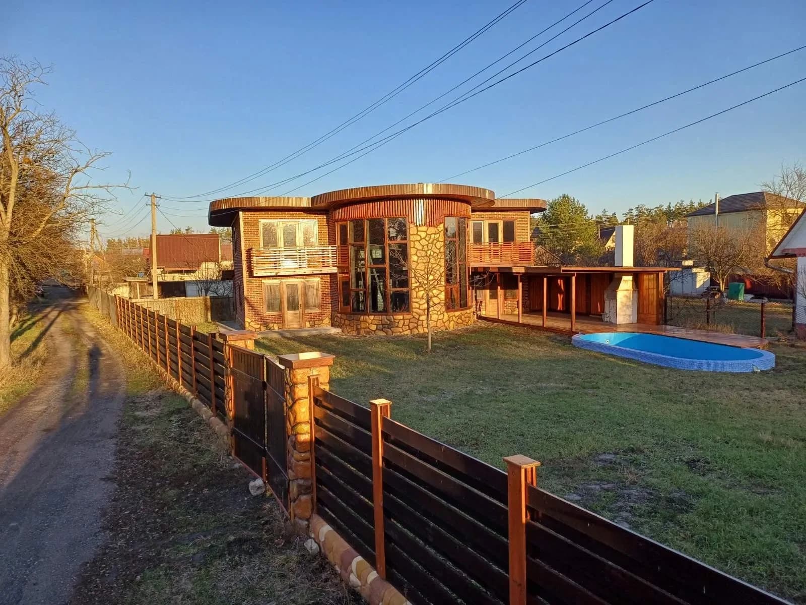 Будинок, Самар: авторський проект, басейн 7х3, під лісом - фото 5